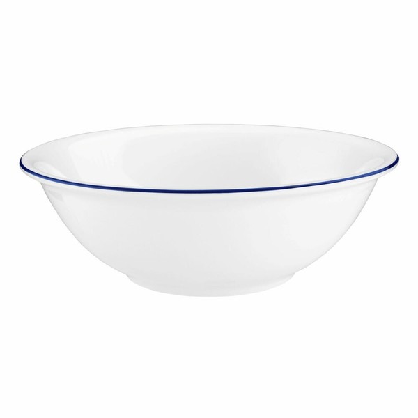 Seltmann Weiden Compact SchüSsel Schale Salatschale Porzellan Blaurand Ø 20 Cm-image