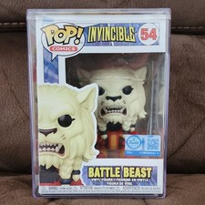 NEW Funko Pop! #54 Invincible Battle Beast Vinyl Figure with UV Pop! Protector