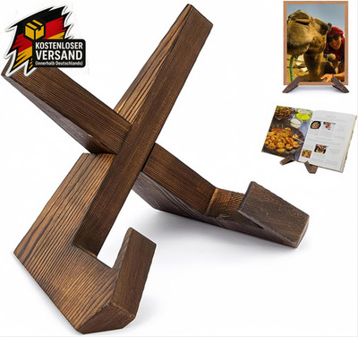 Tellerständer Aufsteller,Holz Tellerhalter,Kochbuchhalter,Plate Holder Display S