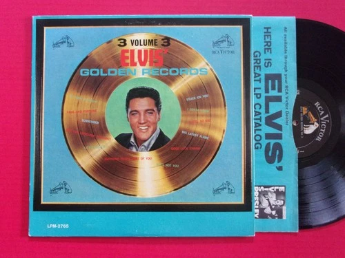 ELVIS PRESLEY - Elvis' Golden Records, Vol. 3 (LPM-2765) 1963 First Pressing