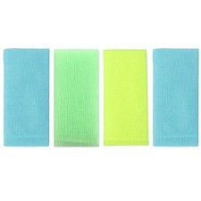 4 Pcs Nylon Exfoliating Bath Towels Shower Washcloth Body Scrubber Skin Friendly