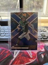 2022 Panini XR Football ZACH WILSON BLUE Refractor #'d /199- NY JETS