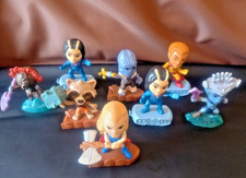  8 Marvel Characters McDonalds Meal Toy Giveaways about 3" by 2"