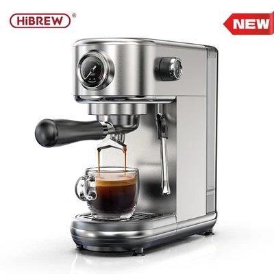 HiBREW H10B 20Bar Halbautomatische Espressomaschine, Temperatur einstellbar DE