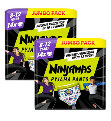 Pampers Ninjamahosen, Alter 8-12 Jahre, 2 x 14er Pack Neu