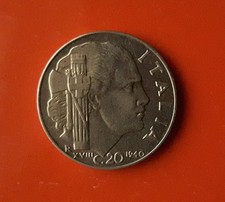 20 CENTESIMI 1940 IMPERO VITTORIO EMANUELE III MAGNETICA [V390]