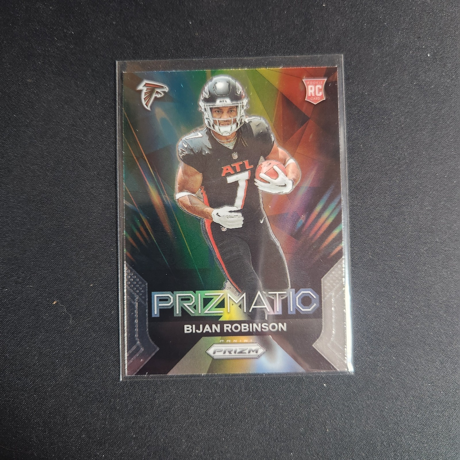 2023 Panini Prizm Prizmatic #19 Bijan Robinson Atlanta Falcons RC    L59