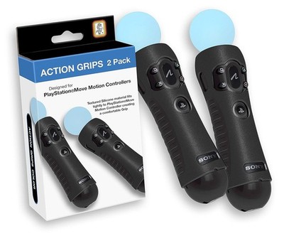 Game Traveler RDS Licensed Action Grips for PlayStation Move Motion Controller