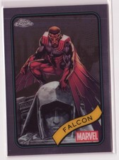 2025 Topps Chrome Marvel Falcon #80 Base