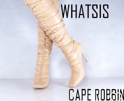 Cape Robbin Women's Over-The-Knee Boots, Size 7, Zip-Up boots