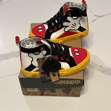 Mickey Mouse Sneaker by Ground Up Youth Size 13 Shoes Disney Unisex Oh Boy