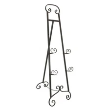 50 Inch Tall Adjustable Wrought Iron Art Display Easel Decor