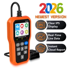 Professional OBD2 V519 Scanner - 2026 Upgraded OBDII + CAN Code Reader