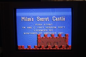 Milon's Secret Castle NES Nintendo Entertainment System, 1988 Authentic Tested
