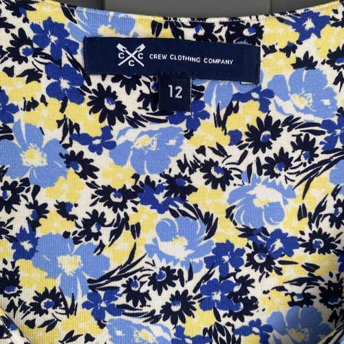 Crew Clothing Company Sleeveless Floral Dress Size 12 - Picture 5 of 6