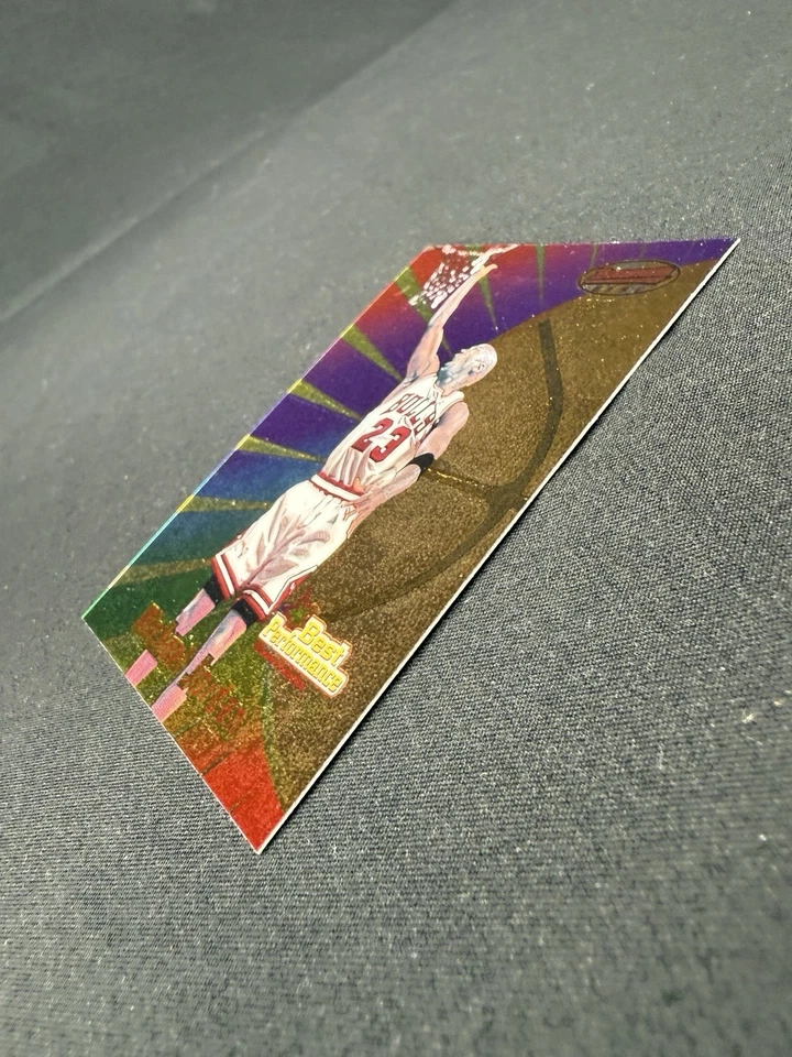 1998/99 Bowman’s Best MICHAEL JORDAN Best Performance RAINBOW HOLO #96🔥RARE🔥 - Image 4 of 4