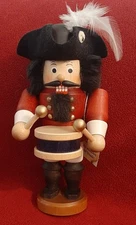 Christian Ulbricht German Nutcracker Drummer w/Tricorn Hat 6.5" ~ Germany w/Tag