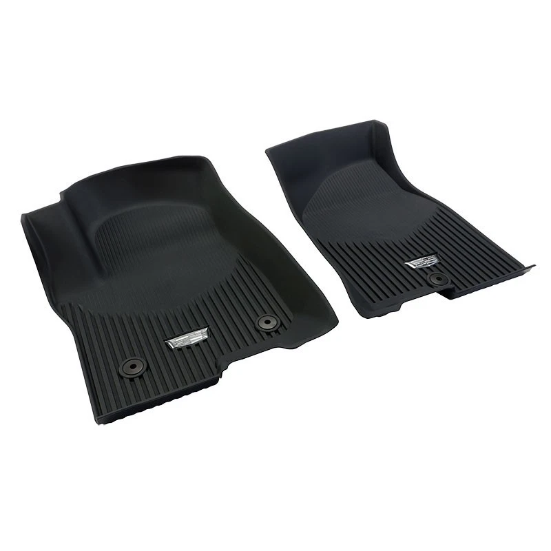 OEM 2021-2026 Cadillac Escalade/ESV Front All Weather Floor Mats Black 84700121 - Image 3 of 4