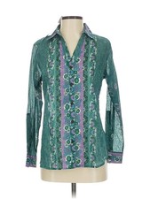 Raga Women Green Long Sleeve Blouse XS
