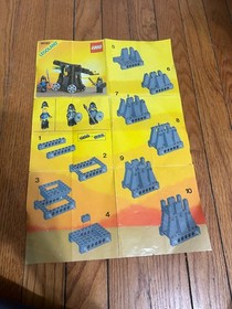 Lego vintage castle lot: 6020, 6030, 6038, 1723, 1971  - 100% complete w/manuals