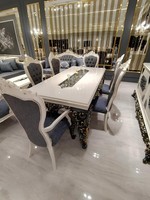 LuxuriöSes Esszimmer Set Mit Esstisch, 6 StüHlen Und Stilvoller Eleganz
