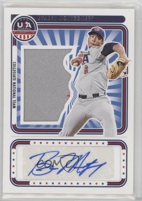 2024 Stars and Stripes USA Signatures Silhouettes Braden Montgomery Auto 1xd