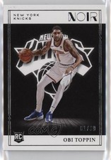 2020-21 Panini Noir Rookies Association Edition 81/99 Obi Toppin #150 10qe