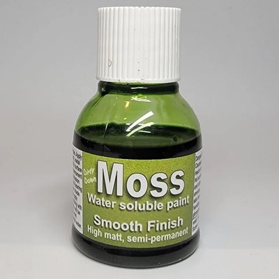 Dirty Down Moss (25ml) - Paint Effects Water-Soluble Matt Matte Paints YHP