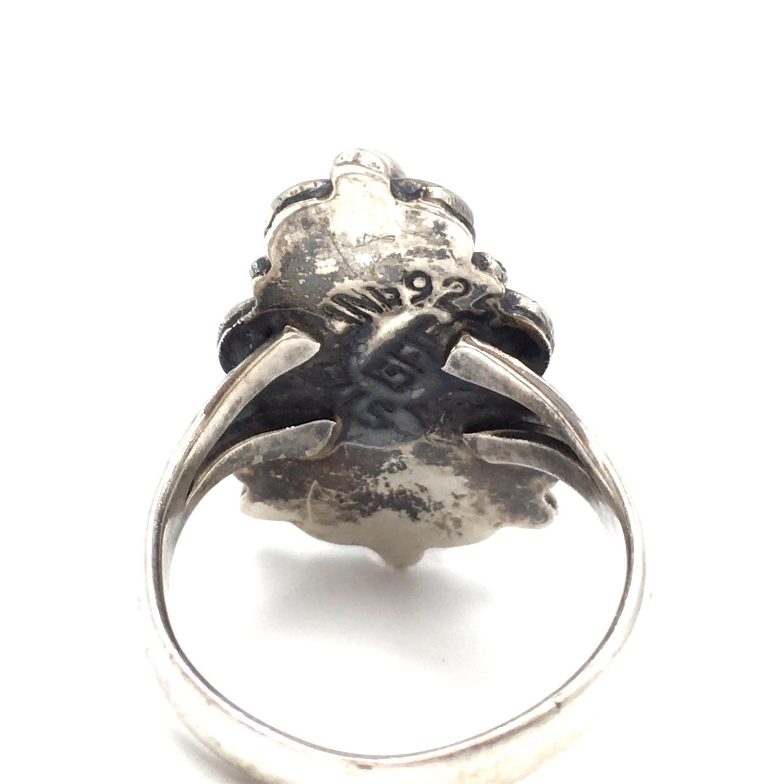 925 Silver Ring Turquoise Solid Mens Jewellery Vi… - image 13