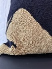 Black Bear 100% Wool Hooked Pillow 17” Cabin Up North Decor — photo 6