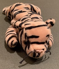Ty Beanie Babies Stripes the Bengal Tiger Plush Toy 1996-1998 - Retired