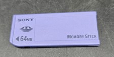 Sony MSA-64A 64MB Memory Stick Purple Vintage Digital Camera Memory Card
