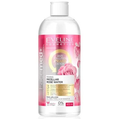 Eveline Facemed+ Rosen-Mizellenwasser 400 ml