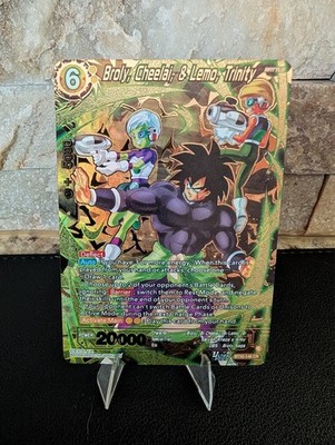 DBSM BT30-146 CR Broly, Cheelai, & Lemo, Trinity Three Glorious Fighters Masters