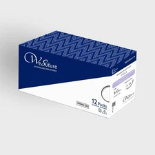 Sutures PDO Violet, 16mm, 3/8 PRC, 45cm, 5-0, For Training (expired) Box of 12