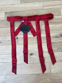 NWT AGENT PROVOCATEUR Silk BIRTHDAY SUIT SUSPENDER BELT Size: 3 ( M)
