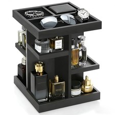 Cologne Organizer for Men, 5-Tier Large Capacity Perfume Organizer, Rotating ...