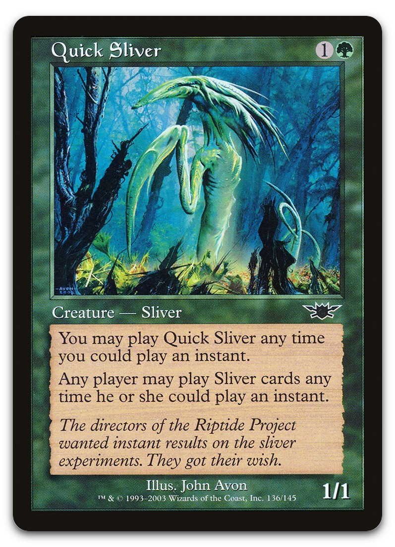 Quick Sliver #136 (NM) Legions LGN Magic MTG