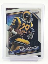 ERIC DICKERSON 2025 PANINI PRIZM BLACK FOOTBALL WHITE  #77 /175 LA RAMS Q4561