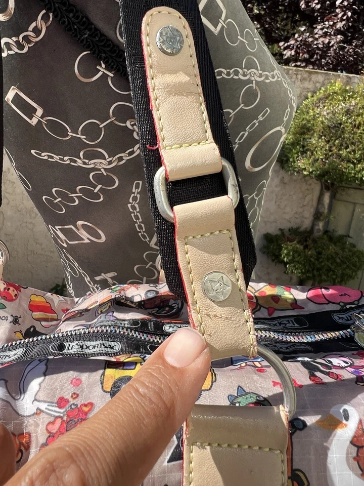 Limited Edition Tokidoki by LeSportsac Trasporto Duffle Tote Shoulder Bag Purse - Image 3 of 4