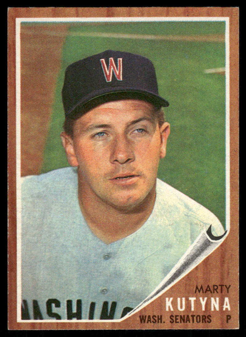 1962 Topps #566 Marty Kutyna Washington Senators