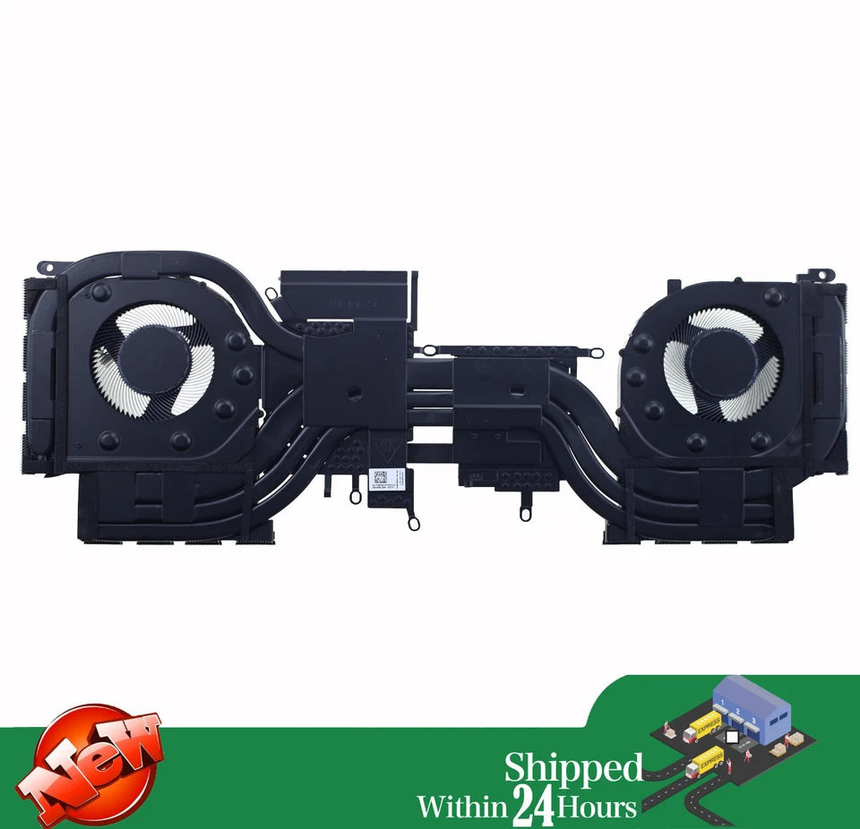 Laptop CPU Heat sink Fan For Lenovo Legion Slim 5 16IRH8 82YA 5H40S20914 - Image 2 of 2