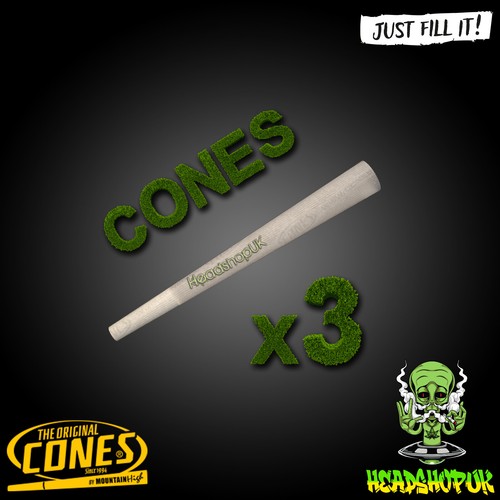 Bio Bio 1 1/4 Kegel Vorgerollte Berg hohe Papiere 98 mm x 20 mm Spitze - Bild 4 von 16