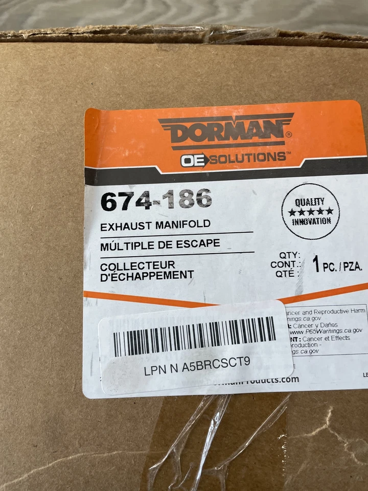 Colector de escape Dorman 674-186 para Ford F-150 Bronco F5TZ9431A F5TZ9431F Foto 2 de 2