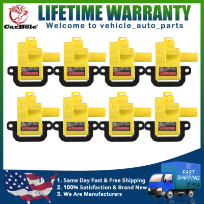 8pack Ignition Coils for Cadillac Chevrolet Pontiac GMC Workhorse V8 UF192 D580