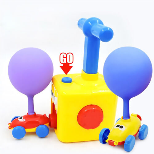 Upgraded Fun Inertia Balloon Powered Car Toys Aerodynamics + Launcher Rocket FZ - Picture 6 of 7