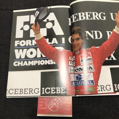 My Ten Years With Ayrton Senna Book Photo Vintage Honda McLaren