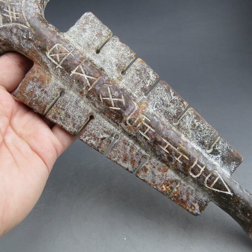 China,old jade,hongshan culture,collectible,rare weapon, statues N268 - Picture 6 of 7