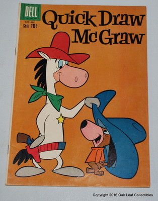 Quick Draw McGraw 4 Dell Comic Book 1960 VF+