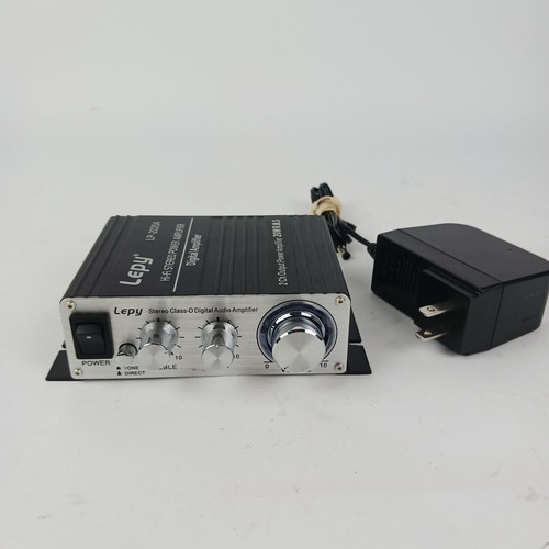 Powerful and Stylish: Black Lepy Hi-Fi Stereo Class-D Digital Audio Amplifier - Picture 8 of 14